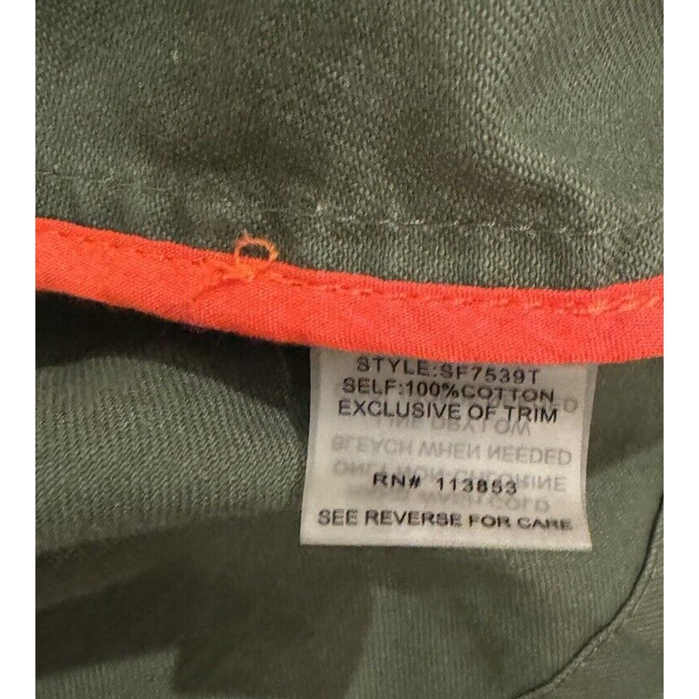 Stitch Fix Market Spruce Sleeveless Cargo Vest Olive Green Womens Medium Classic - Picture 9 of 9